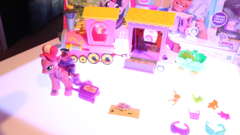 Why is a princess conducting a train?